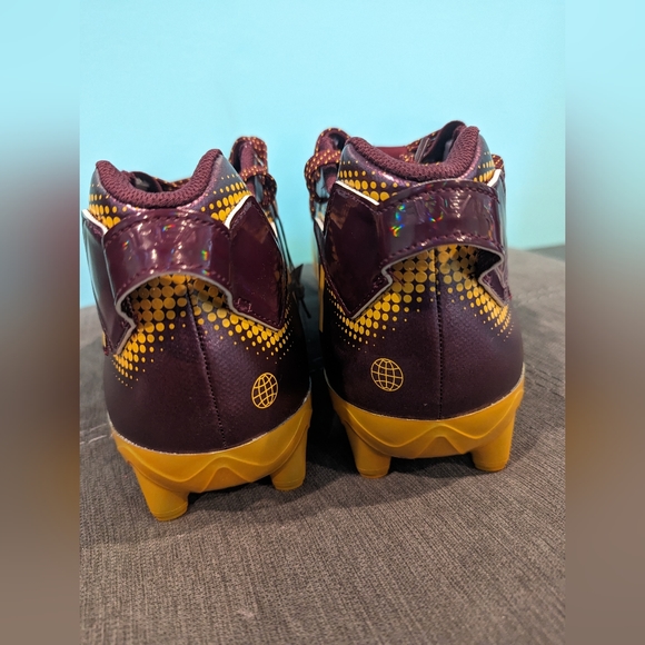 Adidas‎ Freak 22 Burgundy/Yellow Washington Football Cleats Size 15 HP8771